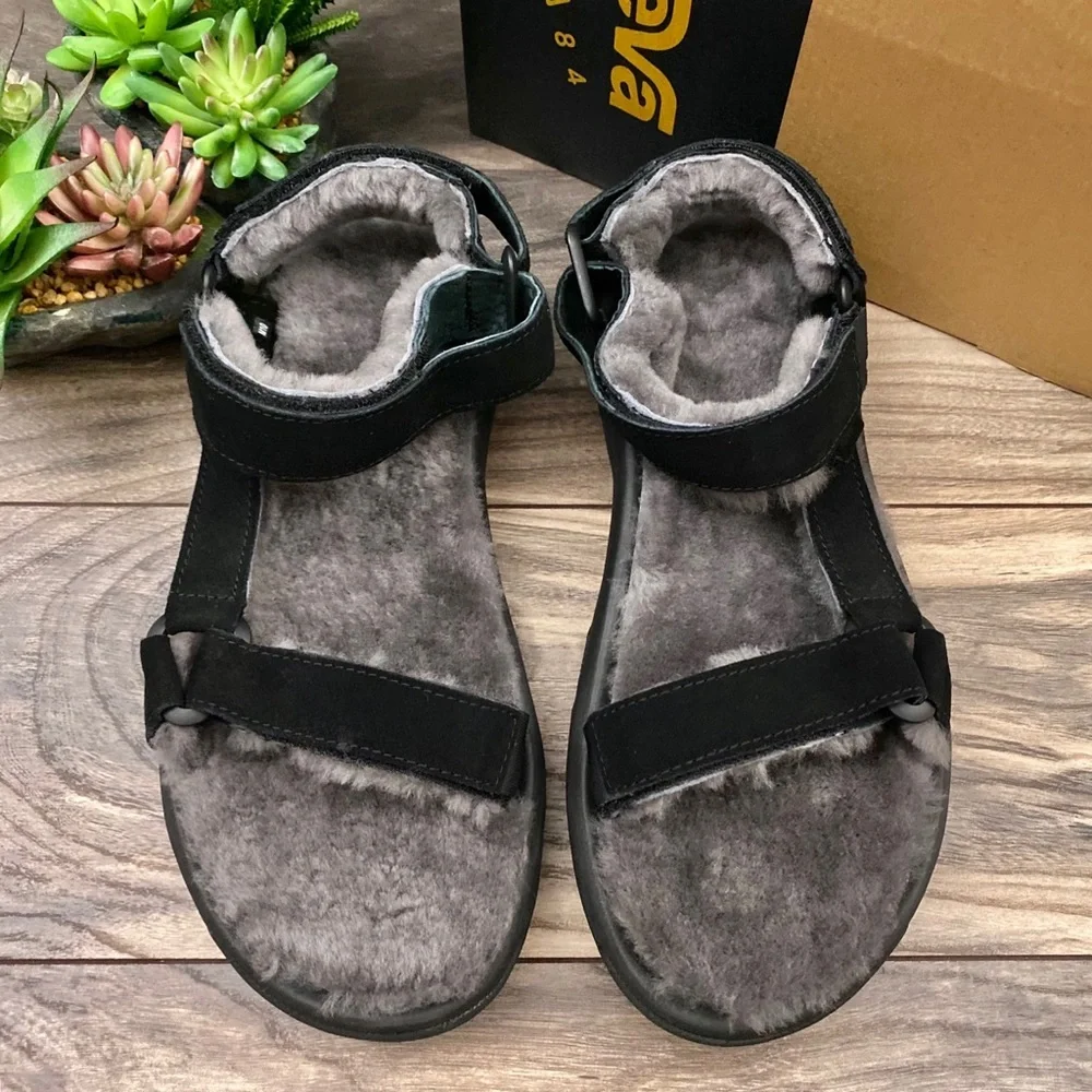 NIB Teva Hurricane Shearling Lined Sport Sandal